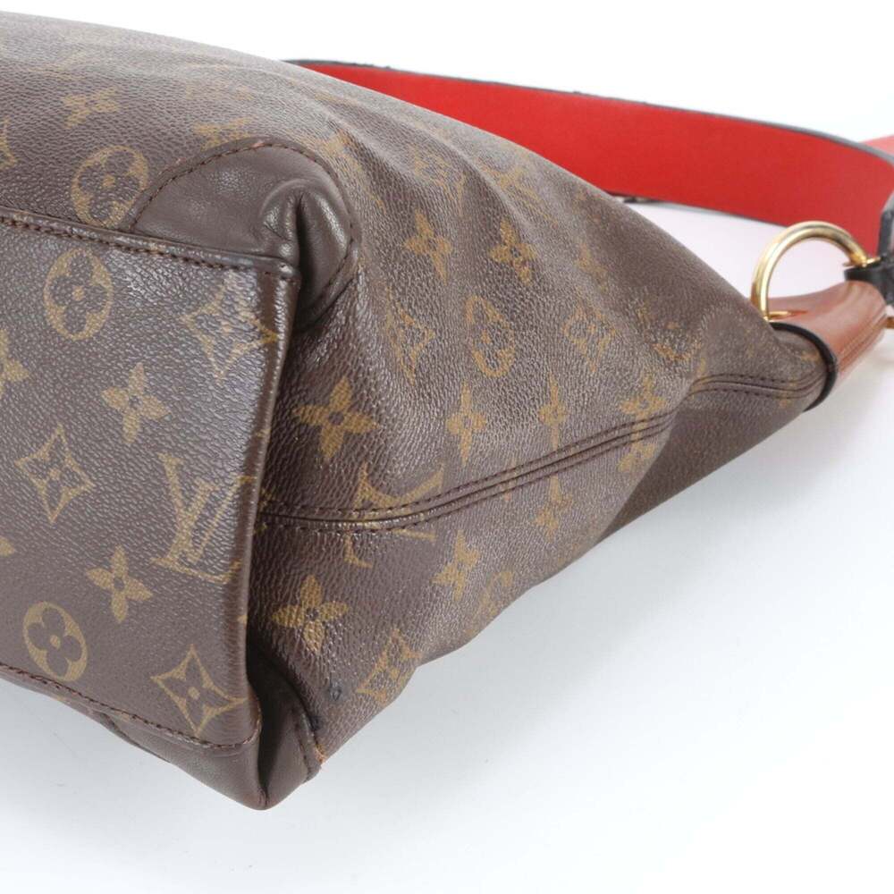 LOUIS VUITTON Brown Monogram Leather Shoulder Bag - Picture 5 of 12